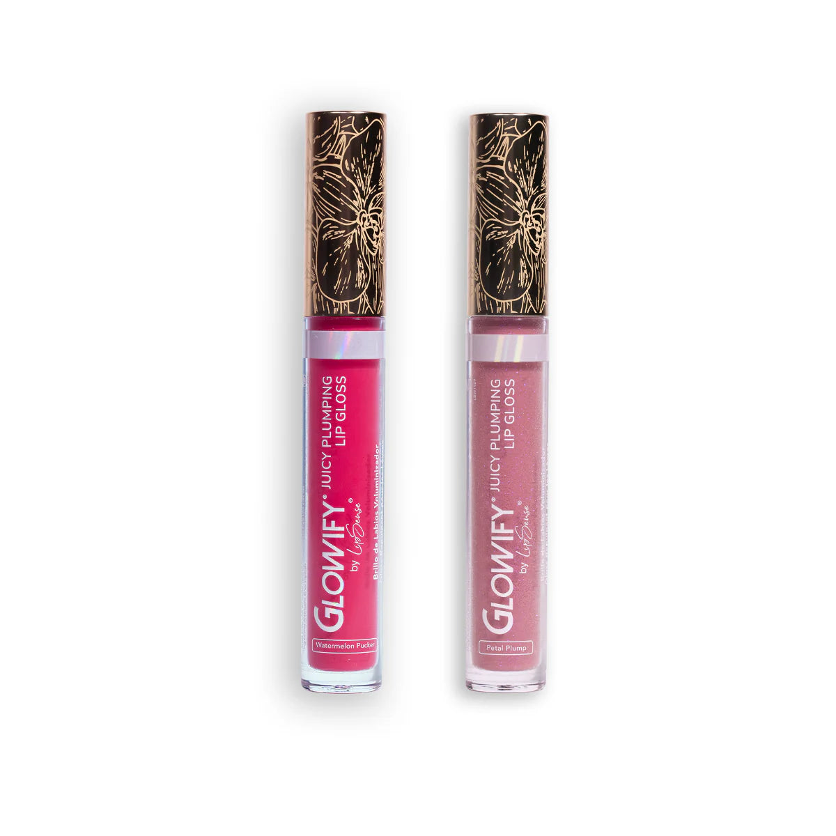 Glowify Juicy Plumping Pink Pucker Lip Gloss Duo