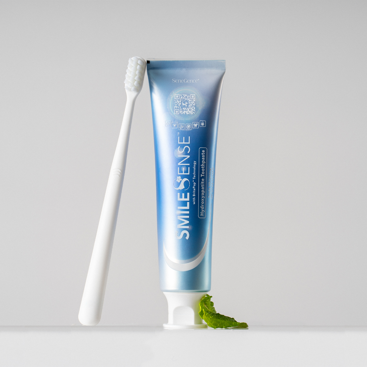 SmileSense™ Hydroxyapatite Toothpaste with BritePop™ Technology